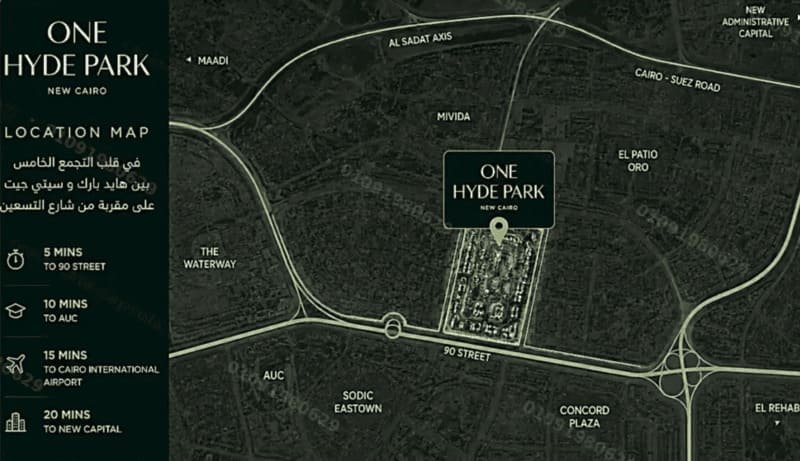 داخل Hyde Park New Cairo بالتجمع الخامس